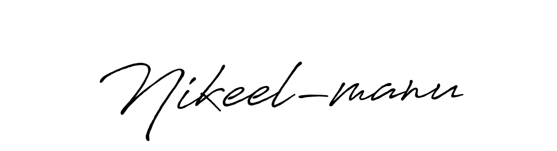 You can use this online signature creator to create a handwritten signature for the name Nikeel-manu. This is the best online autograph maker. Nikeel-manu signature style 7 images and pictures png