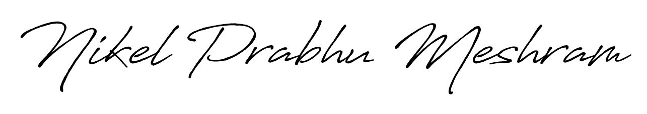 How to make Nikel Prabhu Meshram signature? Antro_Vectra_Bolder is a professional autograph style. Create handwritten signature for Nikel Prabhu Meshram name. Nikel Prabhu Meshram signature style 7 images and pictures png