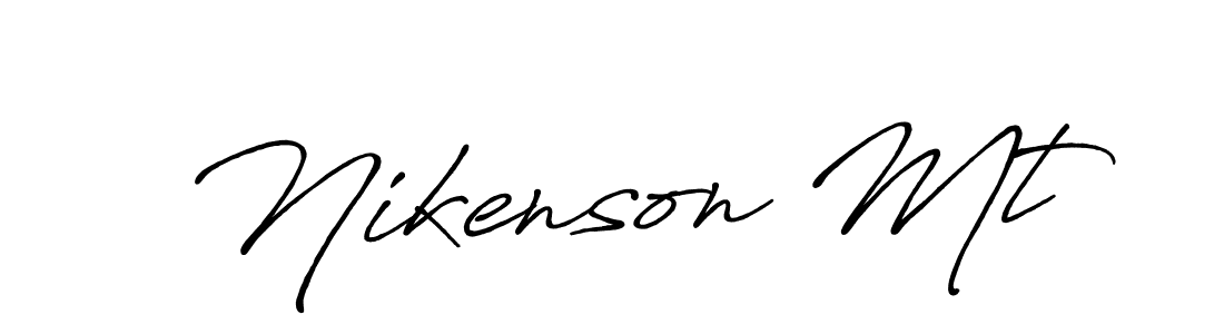 Make a beautiful signature design for name Nikenson Mt. Use this online signature maker to create a handwritten signature for free. Nikenson Mt signature style 7 images and pictures png