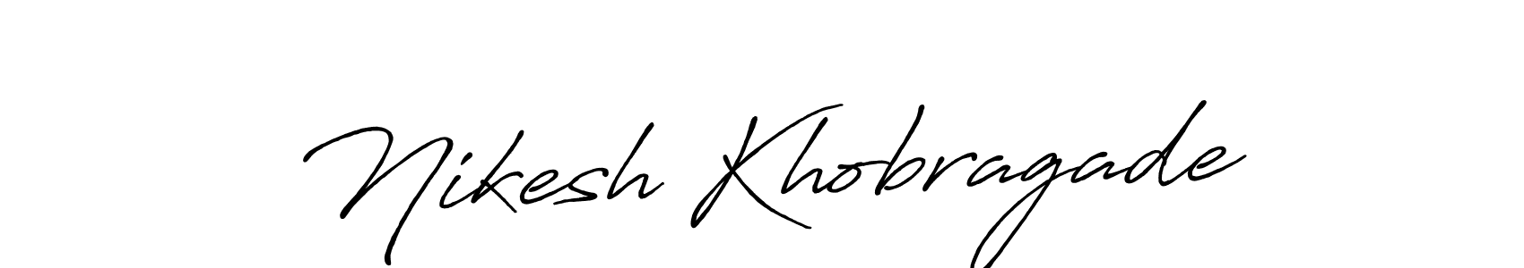 You should practise on your own different ways (Antro_Vectra_Bolder) to write your name (Nikesh Khobragade) in signature. don't let someone else do it for you. Nikesh Khobragade signature style 7 images and pictures png