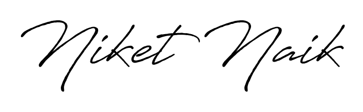 Create an unforgettable impression when signing with Niket Naik name styled in Antro_Vectra_Bolder typography. 100% free online generator. Niket Naik signature style 7 images and pictures png