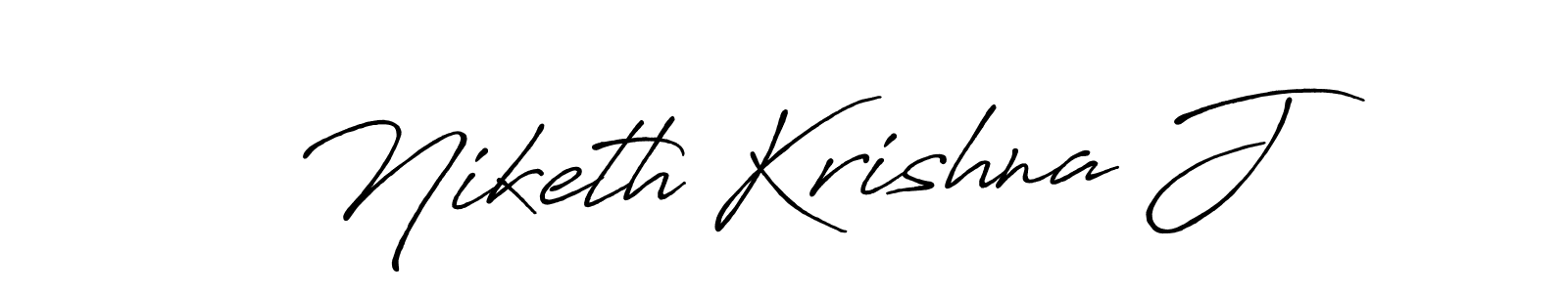 How to Draw Niketh Krishna J signature style? Antro_Vectra_Bolder is a latest design signature styles for name Niketh Krishna J. Niketh Krishna J signature style 7 images and pictures png