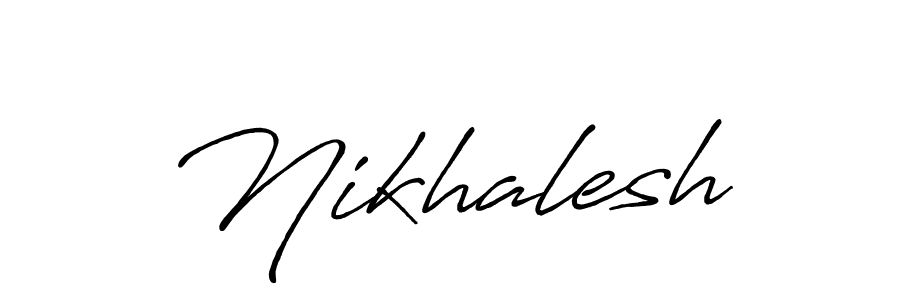 Make a beautiful signature design for name Nikhalesh. Use this online signature maker to create a handwritten signature for free. Nikhalesh signature style 7 images and pictures png
