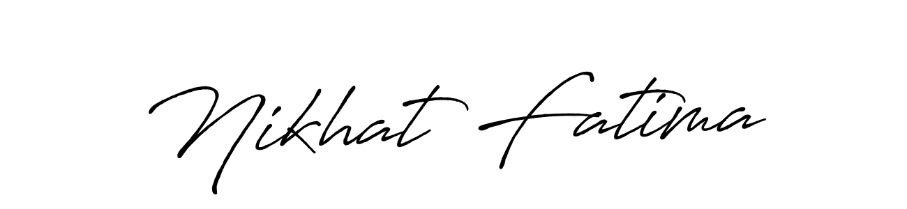 You can use this online signature creator to create a handwritten signature for the name Nikhat Fatima. This is the best online autograph maker. Nikhat Fatima signature style 7 images and pictures png