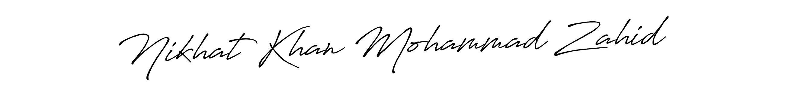 Here are the top 10 professional signature styles for the name Nikhat Khan Mohammad Zahid. These are the best autograph styles you can use for your name. Nikhat Khan Mohammad Zahid signature style 7 images and pictures png