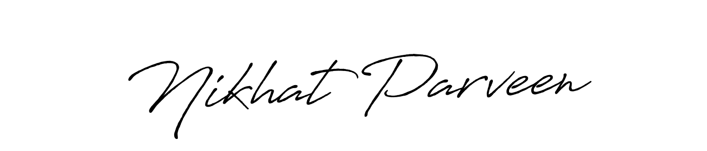 This is the best signature style for the Nikhat Parveen name. Also you like these signature font (Antro_Vectra_Bolder). Mix name signature. Nikhat Parveen signature style 7 images and pictures png