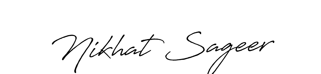 See photos of Nikhat Sageer official signature by Spectra . Check more albums & portfolios. Read reviews & check more about Antro_Vectra_Bolder font. Nikhat Sageer signature style 7 images and pictures png