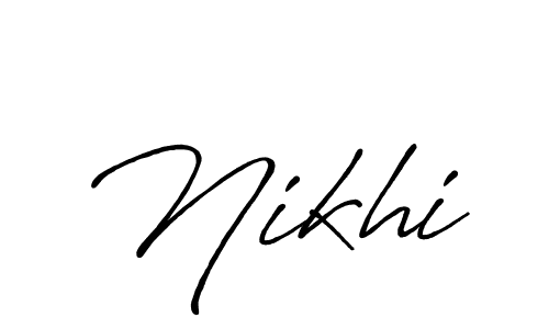 You should practise on your own different ways (Antro_Vectra_Bolder) to write your name (Nikhi) in signature. don't let someone else do it for you. Nikhi signature style 7 images and pictures png