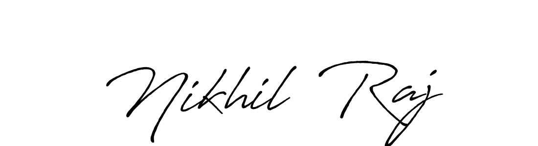 You should practise on your own different ways (Antro_Vectra_Bolder) to write your name (Nikhil  Raj) in signature. don't let someone else do it for you. Nikhil  Raj signature style 7 images and pictures png