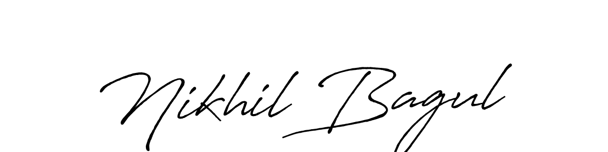 Make a short Nikhil Bagul signature style. Manage your documents anywhere anytime using Antro_Vectra_Bolder. Create and add eSignatures, submit forms, share and send files easily. Nikhil Bagul signature style 7 images and pictures png