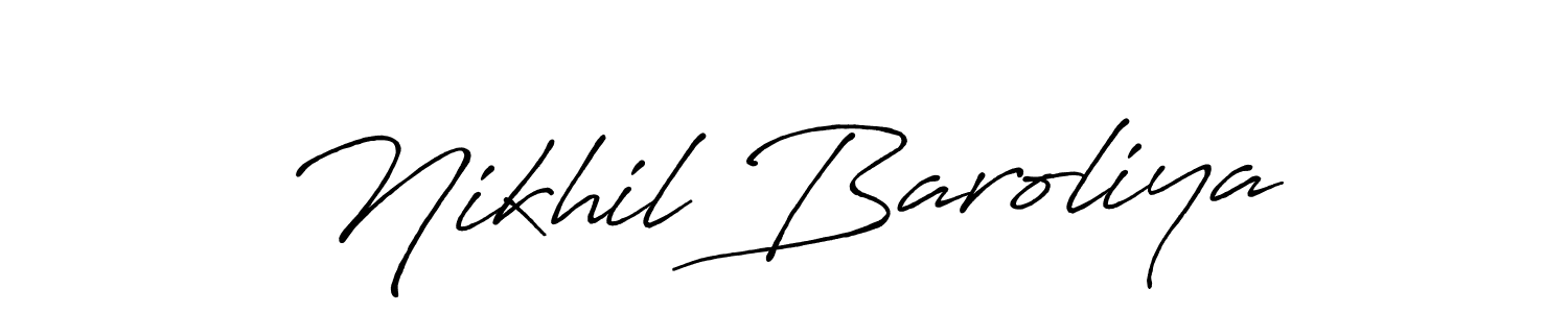 Also You can easily find your signature by using the search form. We will create Nikhil Baroliya name handwritten signature images for you free of cost using Antro_Vectra_Bolder sign style. Nikhil Baroliya signature style 7 images and pictures png