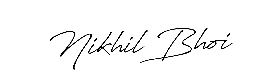 This is the best signature style for the Nikhil Bhoi name. Also you like these signature font (Antro_Vectra_Bolder). Mix name signature. Nikhil Bhoi signature style 7 images and pictures png