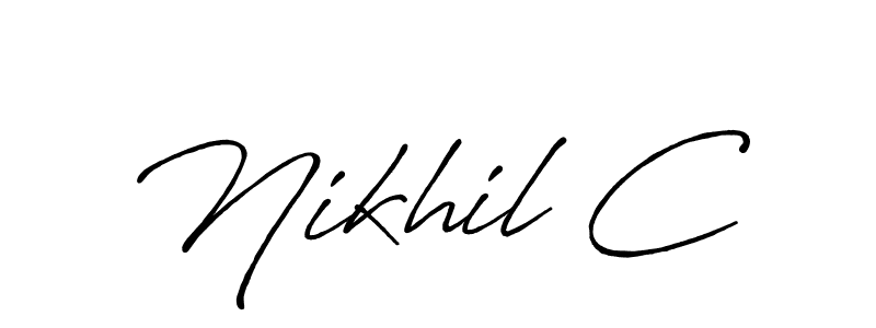 You can use this online signature creator to create a handwritten signature for the name Nikhil C. This is the best online autograph maker. Nikhil C signature style 7 images and pictures png