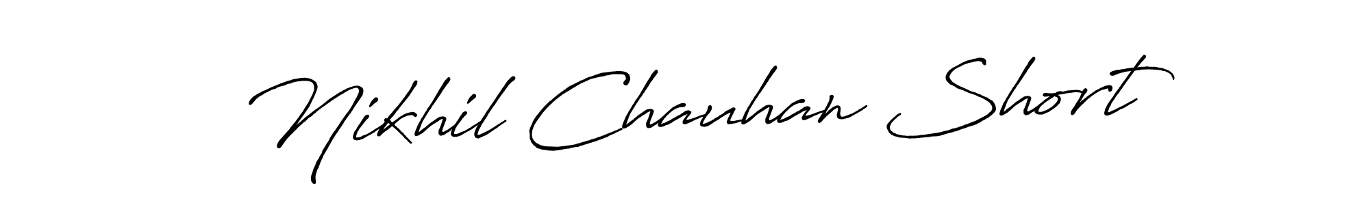 Similarly Antro_Vectra_Bolder is the best handwritten signature design. Signature creator online .You can use it as an online autograph creator for name Nikhil Chauhan Short. Nikhil Chauhan Short signature style 7 images and pictures png