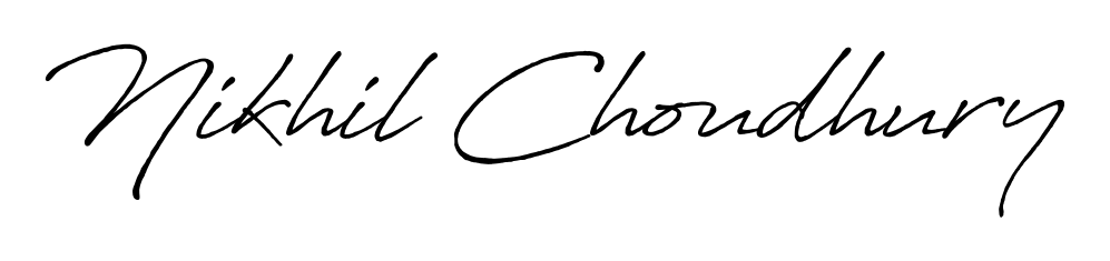 Make a beautiful signature design for name Nikhil Choudhury. With this signature (Antro_Vectra_Bolder) style, you can create a handwritten signature for free. Nikhil Choudhury signature style 7 images and pictures png