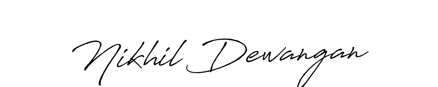 It looks lik you need a new signature style for name Nikhil Dewangan. Design unique handwritten (Antro_Vectra_Bolder) signature with our free signature maker in just a few clicks. Nikhil Dewangan signature style 7 images and pictures png