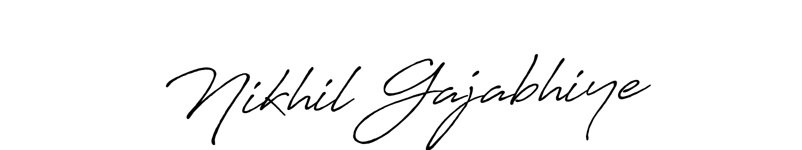 How to Draw Nikhil Gajabhiye signature style? Antro_Vectra_Bolder is a latest design signature styles for name Nikhil Gajabhiye. Nikhil Gajabhiye signature style 7 images and pictures png
