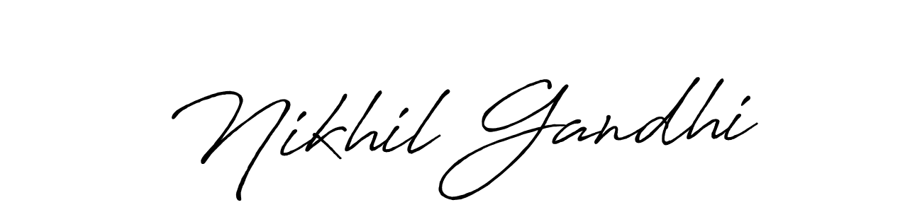 It looks lik you need a new signature style for name Nikhil Gandhi. Design unique handwritten (Antro_Vectra_Bolder) signature with our free signature maker in just a few clicks. Nikhil Gandhi signature style 7 images and pictures png