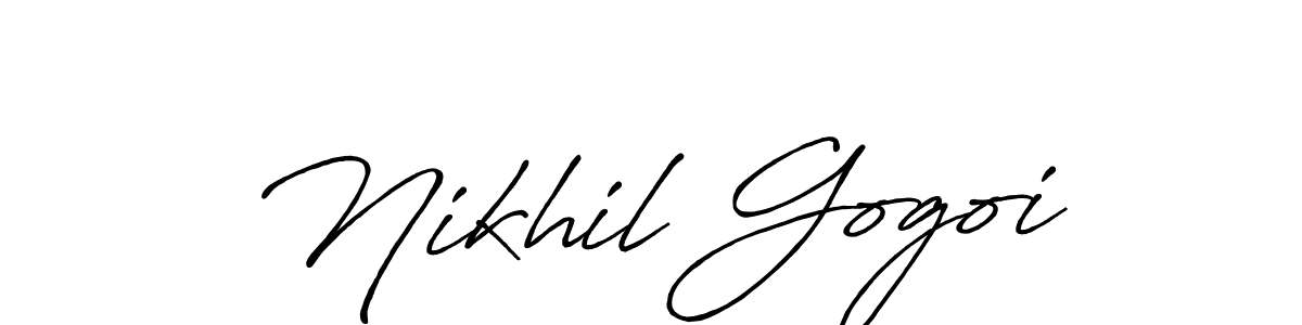 You can use this online signature creator to create a handwritten signature for the name Nikhil Gogoi. This is the best online autograph maker. Nikhil Gogoi signature style 7 images and pictures png