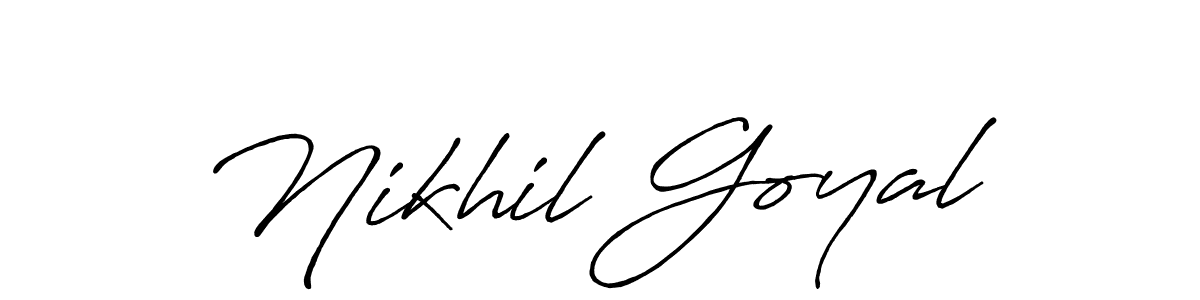 Nikhil Goyal stylish signature style. Best Handwritten Sign (Antro_Vectra_Bolder) for my name. Handwritten Signature Collection Ideas for my name Nikhil Goyal. Nikhil Goyal signature style 7 images and pictures png