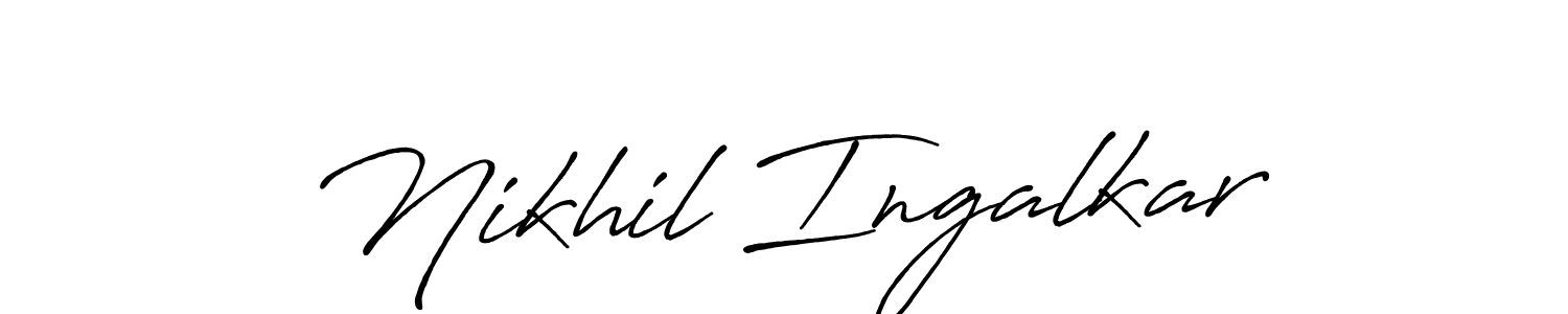 Best and Professional Signature Style for Nikhil Ingalkar. Antro_Vectra_Bolder Best Signature Style Collection. Nikhil Ingalkar signature style 7 images and pictures png