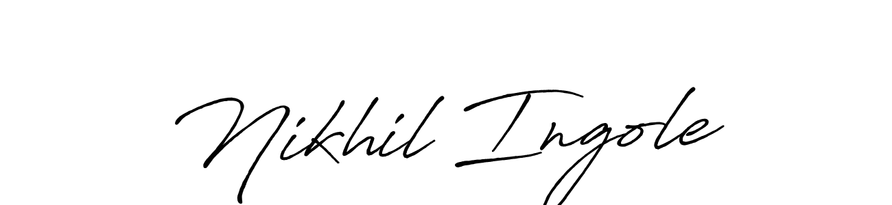 Also You can easily find your signature by using the search form. We will create Nikhil Ingole name handwritten signature images for you free of cost using Antro_Vectra_Bolder sign style. Nikhil Ingole signature style 7 images and pictures png