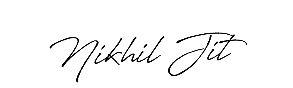 Here are the top 10 professional signature styles for the name Nikhil Jit. These are the best autograph styles you can use for your name. Nikhil Jit signature style 7 images and pictures png