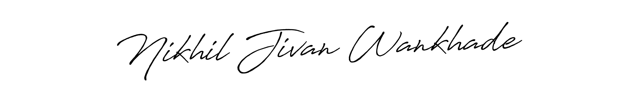 Also You can easily find your signature by using the search form. We will create Nikhil Jivan Wankhade name handwritten signature images for you free of cost using Antro_Vectra_Bolder sign style. Nikhil Jivan Wankhade signature style 7 images and pictures png