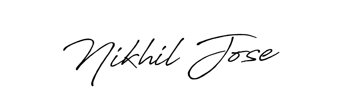 Here are the top 10 professional signature styles for the name Nikhil Jose. These are the best autograph styles you can use for your name. Nikhil Jose signature style 7 images and pictures png