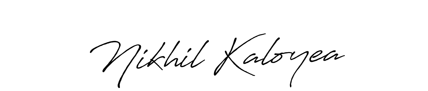 Once you've used our free online signature maker to create your best signature Antro_Vectra_Bolder style, it's time to enjoy all of the benefits that Nikhil Kaloyea name signing documents. Nikhil Kaloyea signature style 7 images and pictures png