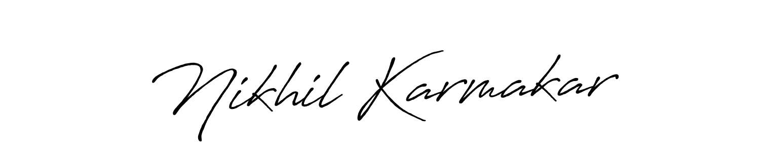 Make a beautiful signature design for name Nikhil Karmakar. Use this online signature maker to create a handwritten signature for free. Nikhil Karmakar signature style 7 images and pictures png