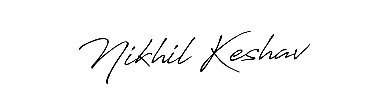 Make a short Nikhil Keshav signature style. Manage your documents anywhere anytime using Antro_Vectra_Bolder. Create and add eSignatures, submit forms, share and send files easily. Nikhil Keshav signature style 7 images and pictures png