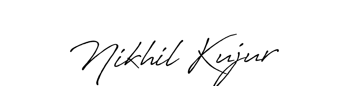 You should practise on your own different ways (Antro_Vectra_Bolder) to write your name (Nikhil Kujur) in signature. don't let someone else do it for you. Nikhil Kujur signature style 7 images and pictures png