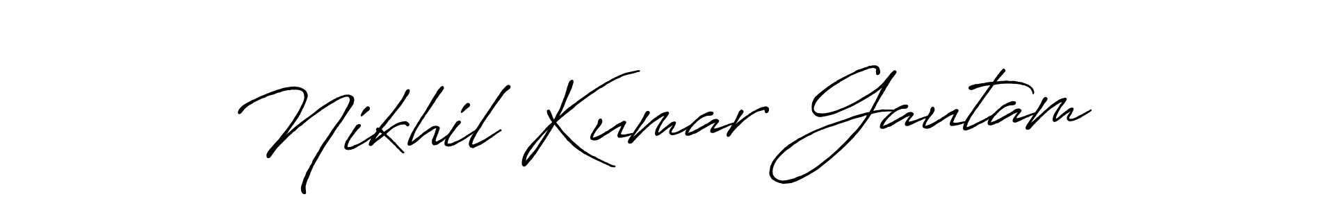 Make a beautiful signature design for name Nikhil Kumar Gautam. Use this online signature maker to create a handwritten signature for free. Nikhil Kumar Gautam signature style 7 images and pictures png
