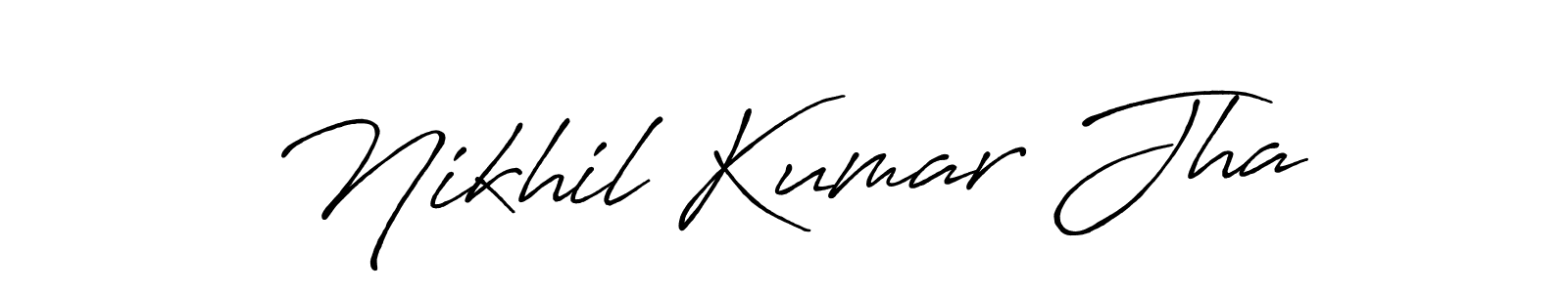 How to Draw Nikhil Kumar Jha signature style? Antro_Vectra_Bolder is a latest design signature styles for name Nikhil Kumar Jha. Nikhil Kumar Jha signature style 7 images and pictures png