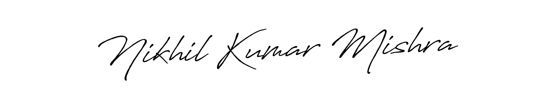 It looks lik you need a new signature style for name Nikhil Kumar Mishra. Design unique handwritten (Antro_Vectra_Bolder) signature with our free signature maker in just a few clicks. Nikhil Kumar Mishra signature style 7 images and pictures png