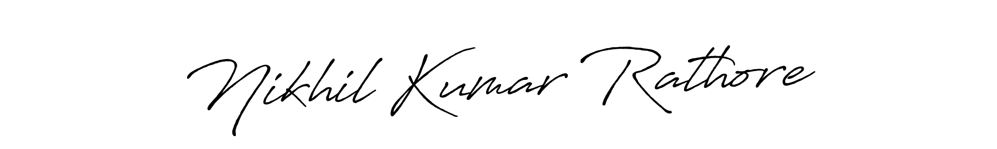 Also we have Nikhil Kumar Rathore name is the best signature style. Create professional handwritten signature collection using Antro_Vectra_Bolder autograph style. Nikhil Kumar Rathore signature style 7 images and pictures png