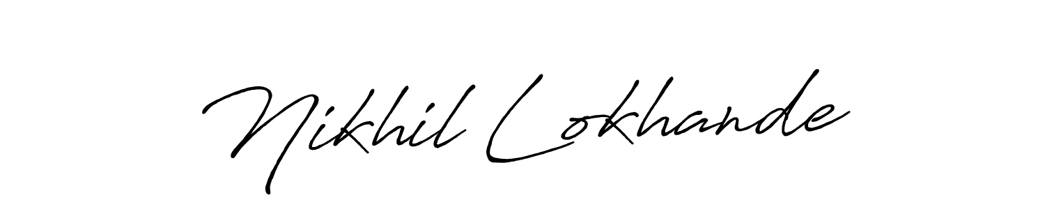 How to Draw Nikhil Lokhande signature style? Antro_Vectra_Bolder is a latest design signature styles for name Nikhil Lokhande. Nikhil Lokhande signature style 7 images and pictures png