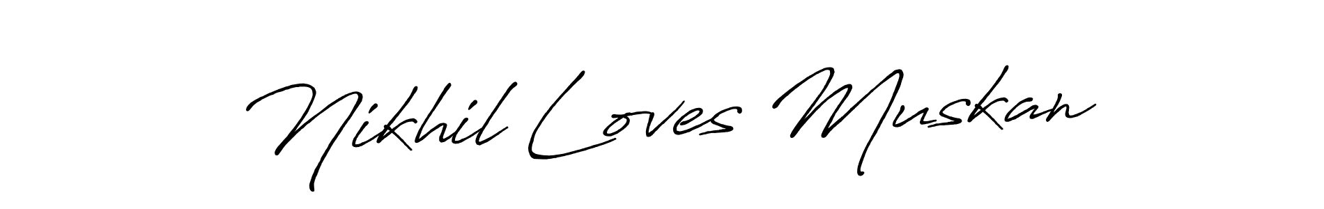 Here are the top 10 professional signature styles for the name Nikhil Loves Muskan. These are the best autograph styles you can use for your name. Nikhil Loves Muskan signature style 7 images and pictures png