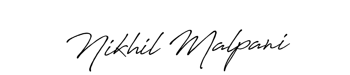 Once you've used our free online signature maker to create your best signature Antro_Vectra_Bolder style, it's time to enjoy all of the benefits that Nikhil Malpani name signing documents. Nikhil Malpani signature style 7 images and pictures png