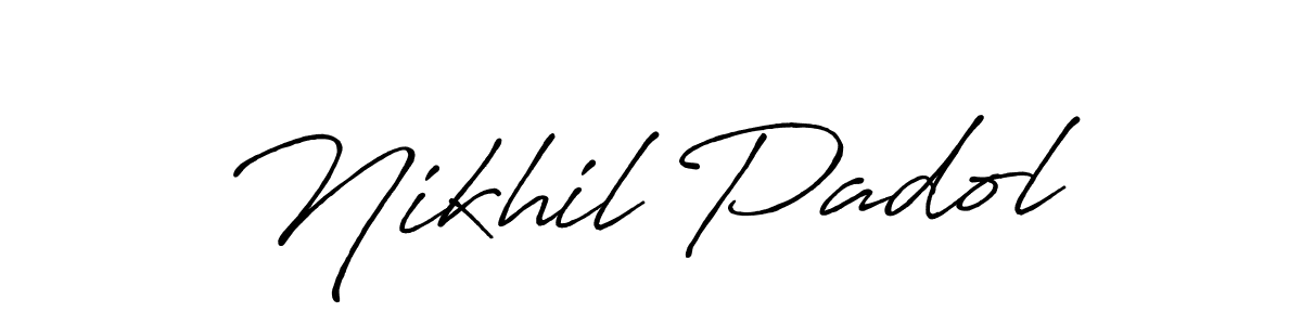 You can use this online signature creator to create a handwritten signature for the name Nikhil Padol. This is the best online autograph maker. Nikhil Padol signature style 7 images and pictures png