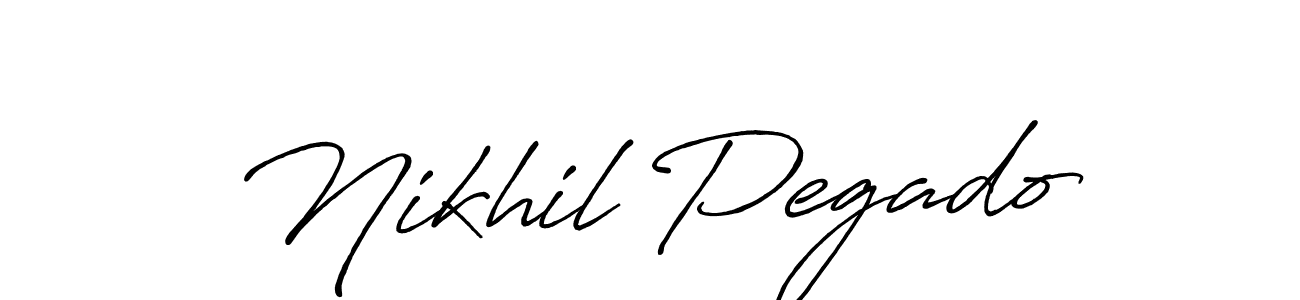 This is the best signature style for the Nikhil Pegado name. Also you like these signature font (Antro_Vectra_Bolder). Mix name signature. Nikhil Pegado signature style 7 images and pictures png