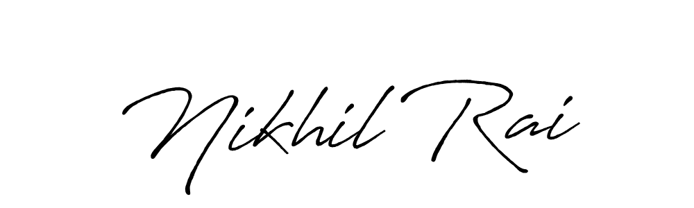 Similarly Antro_Vectra_Bolder is the best handwritten signature design. Signature creator online .You can use it as an online autograph creator for name Nikhil Rai. Nikhil Rai signature style 7 images and pictures png