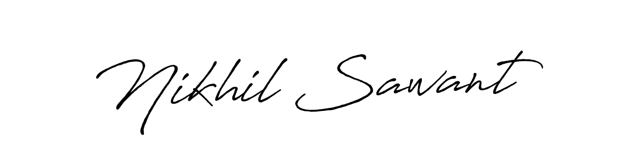 You should practise on your own different ways (Antro_Vectra_Bolder) to write your name (Nikhil Sawant) in signature. don't let someone else do it for you. Nikhil Sawant signature style 7 images and pictures png