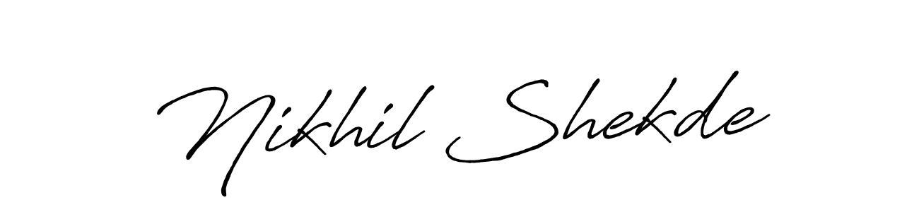 Here are the top 10 professional signature styles for the name Nikhil Shekde. These are the best autograph styles you can use for your name. Nikhil Shekde signature style 7 images and pictures png