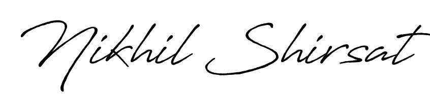 Best and Professional Signature Style for Nikhil Shirsat. Antro_Vectra_Bolder Best Signature Style Collection. Nikhil Shirsat signature style 7 images and pictures png