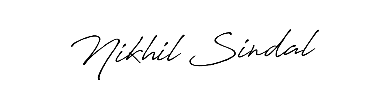if you are searching for the best signature style for your name Nikhil Sindal. so please give up your signature search. here we have designed multiple signature styles  using Antro_Vectra_Bolder. Nikhil Sindal signature style 7 images and pictures png