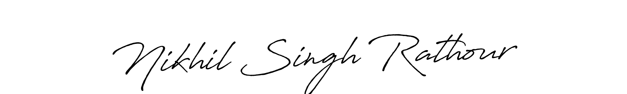 How to make Nikhil Singh Rathour signature? Antro_Vectra_Bolder is a professional autograph style. Create handwritten signature for Nikhil Singh Rathour name. Nikhil Singh Rathour signature style 7 images and pictures png