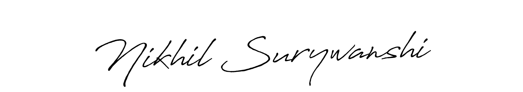 if you are searching for the best signature style for your name Nikhil Surywanshi. so please give up your signature search. here we have designed multiple signature styles  using Antro_Vectra_Bolder. Nikhil Surywanshi signature style 7 images and pictures png