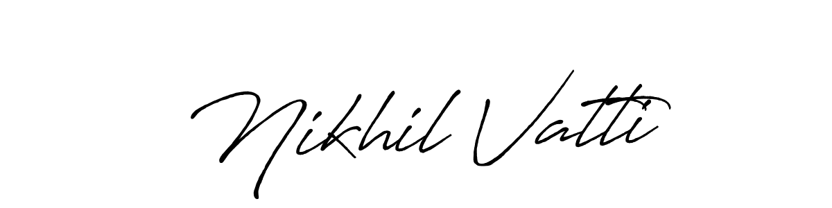 Best and Professional Signature Style for Nikhil Vatti. Antro_Vectra_Bolder Best Signature Style Collection. Nikhil Vatti signature style 7 images and pictures png